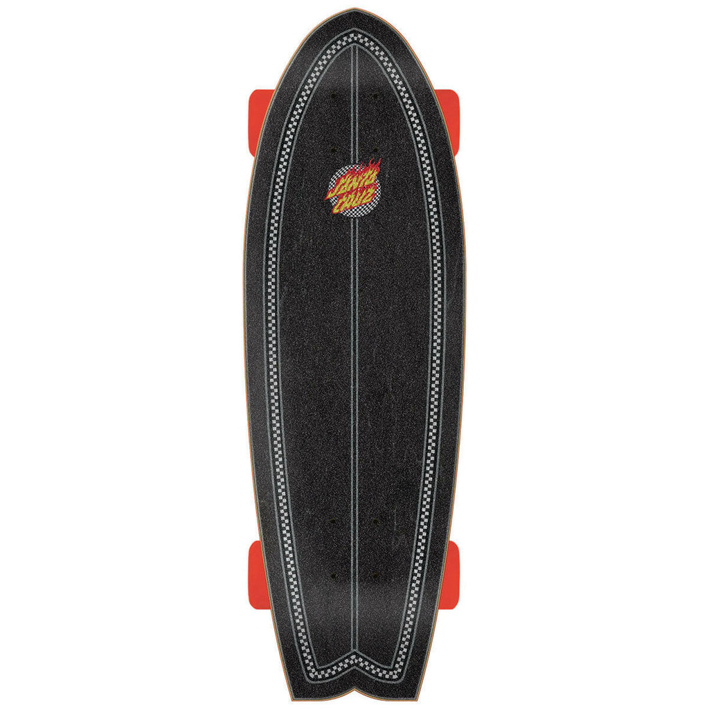 Santa Cruz Salba Firedance Egg Skateboard Deck 8.8" freedomfm byron bay australia 