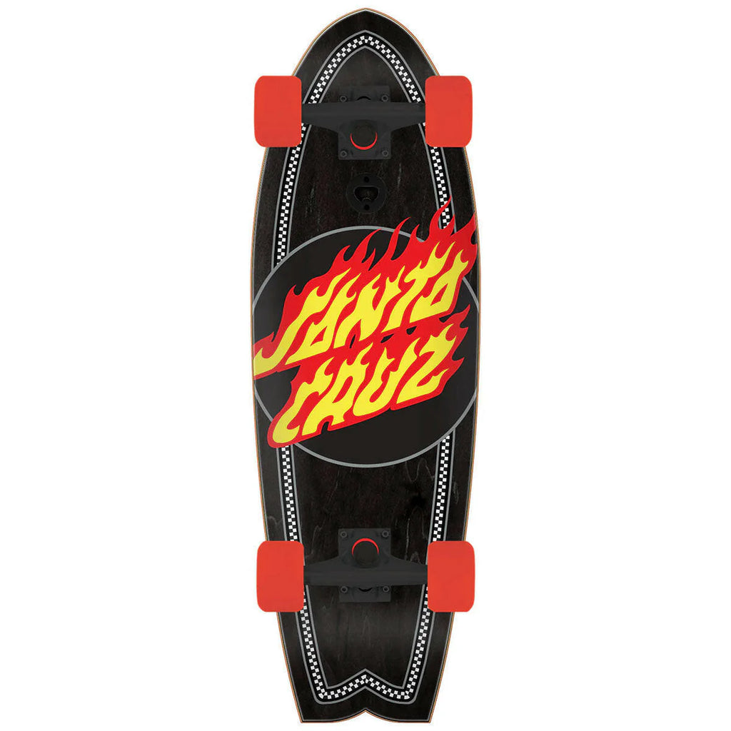 SANTA CRUZ Salba Firedance Egg Skateboard Deck 8.8"