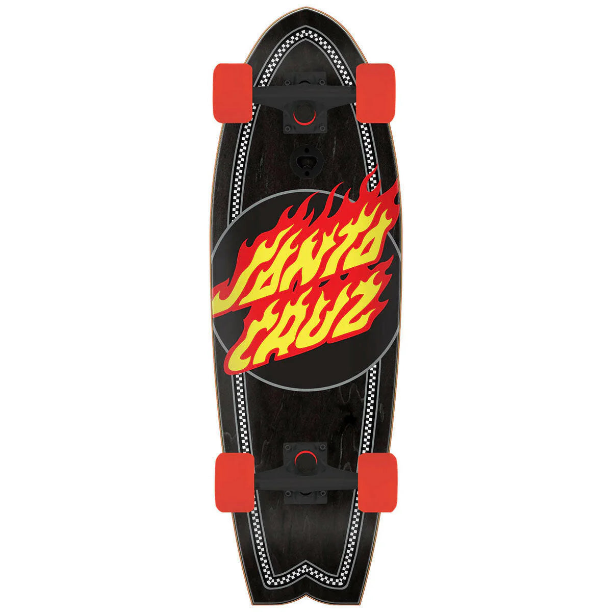 SANTA CRUZ Salba Firedance Egg Skateboard Deck 8.8"