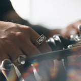 TRUST NO ONE -  DIRTY PARADISE SIGNATURE HANDMADE RING SILVER 925