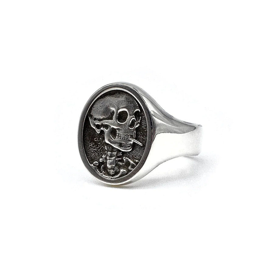 VAN GOGH SKULL -  DIRTY PARADISE SIGNATURE HANDMADE RING SILVER 925