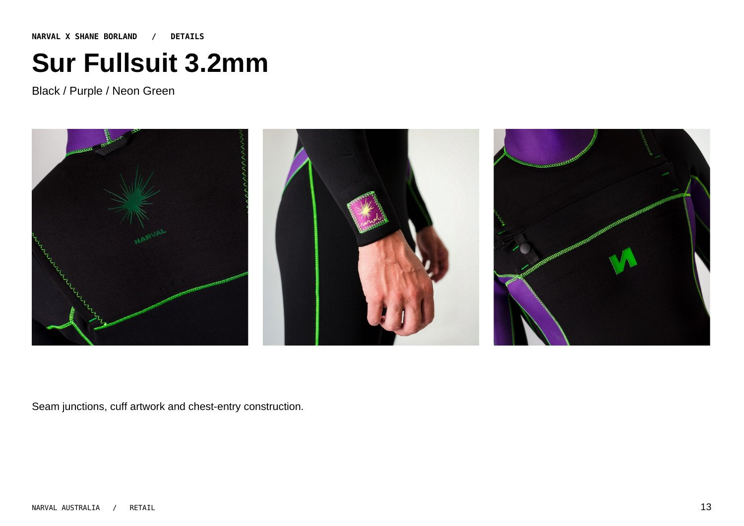 Original Narval retail lookbook, page 13