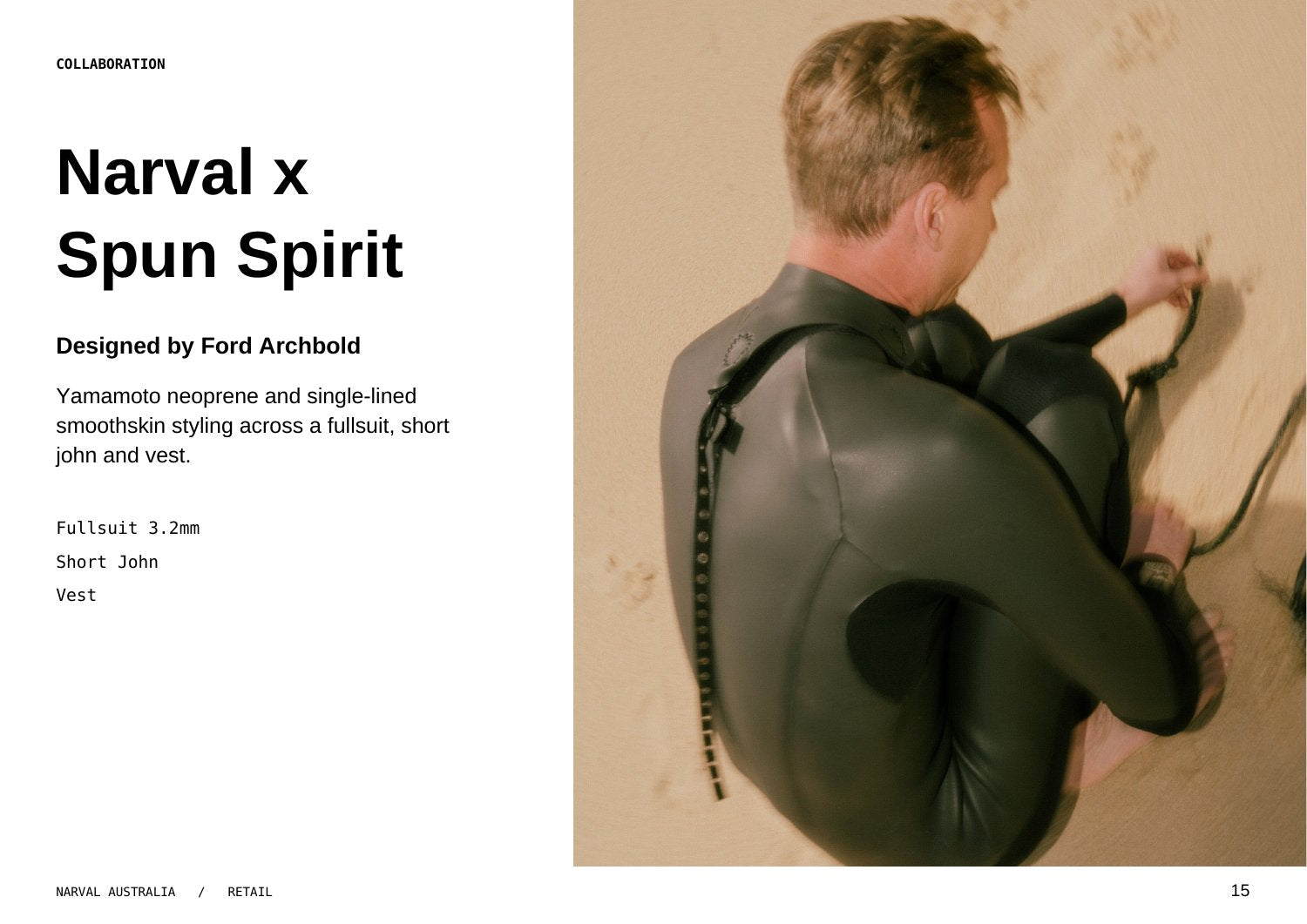 Original Narval retail lookbook, page 15