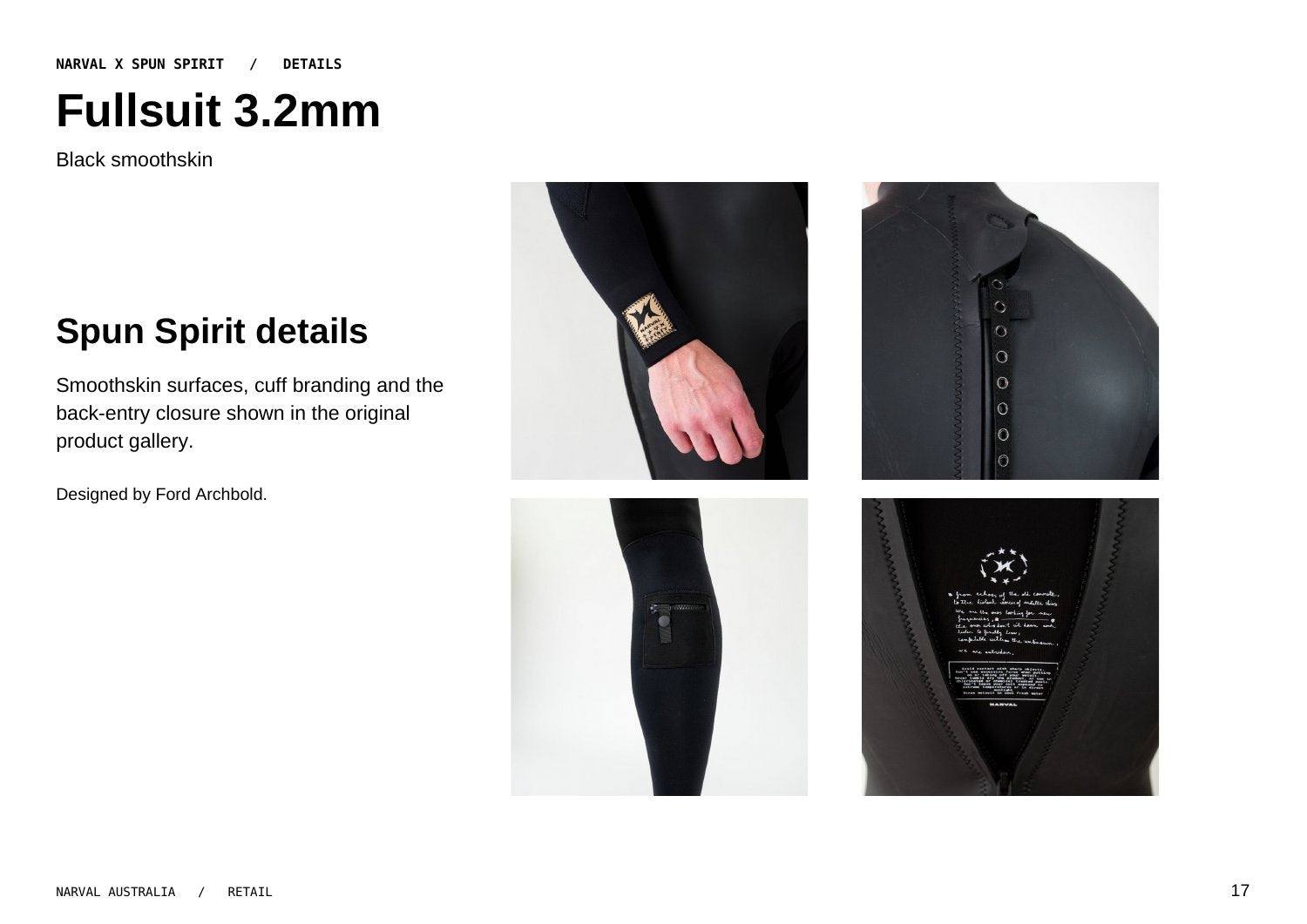 Original Narval retail lookbook, page 17